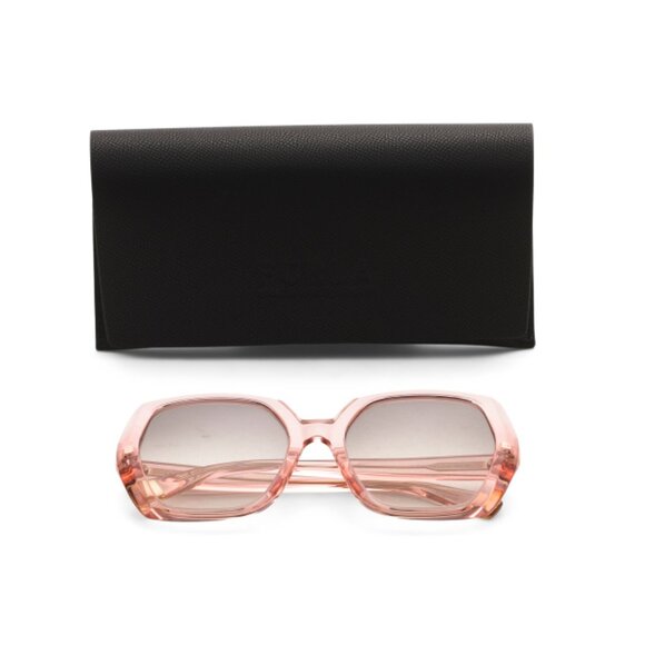 FURLA Pink 56mm Square Sunglasses